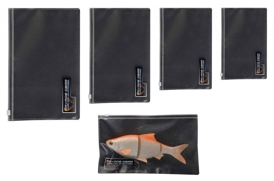 2904202669f1e9c686580.jpeg Savage gear PP Ziplock Bags L 30 cm x 17 cm 10 pcs - Görsel 1