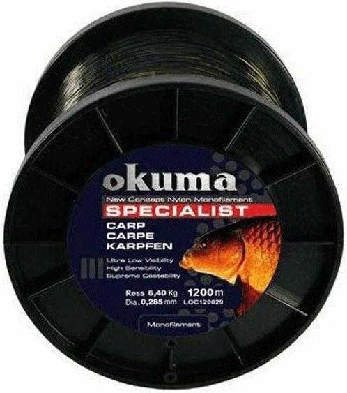 2904202669f1e9f57a4d3.jpeg Okuma Carp 1200 mt 12,00 lb 5,45 kg 0,28 mm Camou Misina - Görsel 1