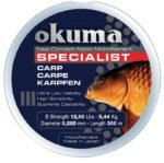Okuma Carp 300 mt 30,00 lb 13,36 kg 0,47 mm Camou Misina