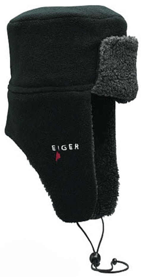 2904202669f1ed1983689.jpeg Eiger Fleece Korean Hat Black - Görsel 1