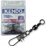 Kendo Rolling Swivel Safety Snap Snap 10 Adet (Kilitli Klips)