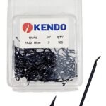 Kendo (1522) 100 Adet 5/9 Siyah Çapraz Kutu İğne