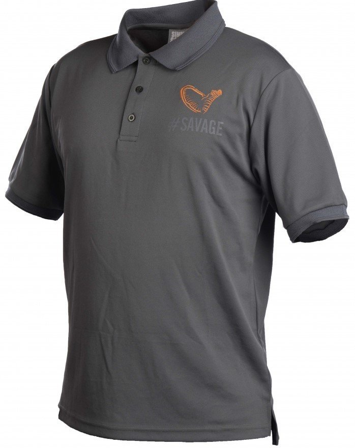 2904202669f2055087459.jpeg Savage gear Simply Savage Polo T-Shirt - Görsel 1