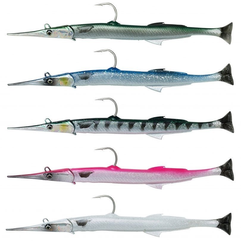 2904202669f205b8a20c3.jpeg Savage gear Needlefish Pulsetail 2+1 23 cm 55g Sahte Balık - Görsel 1