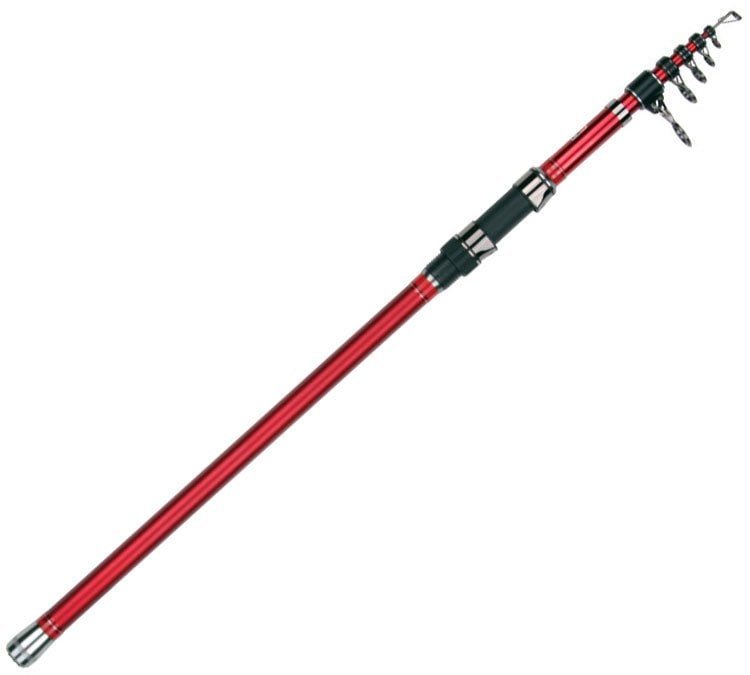 2904202669f2065193047.jpeg Dam Steel Power Tele surf Red 3,60 cm 100-250 gr Surf Kamışı - Görsel 1