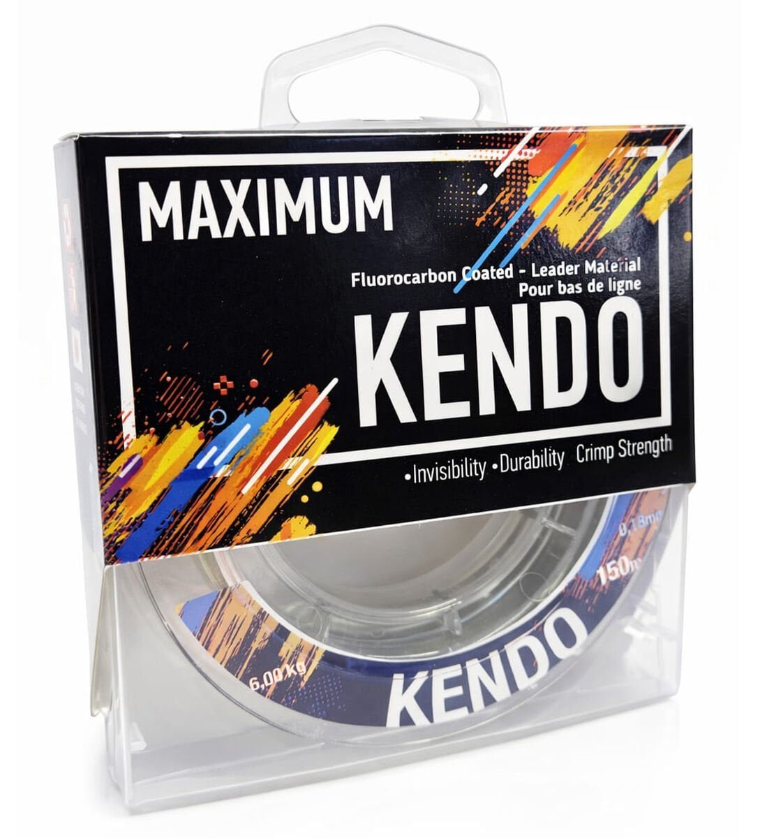 2904202669f206cc23026.jpeg Kendo Maximum Fluorocarbon Coated 150 mt Şampanya Makara Misine - Görsel 1