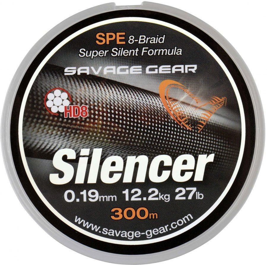 2904202669f206ef816ec.jpeg Savage gear HD8 Silencer Braid 300 mt Green Örgü İp - Görsel 1