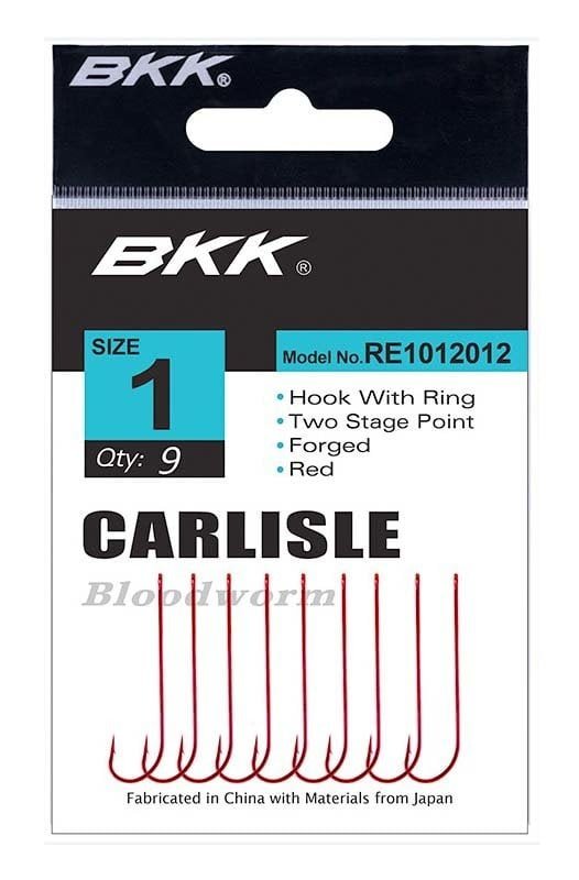 2904202669f2078d87301.jpeg BKK Red Carlisle Bloodworm-R Olta İğnesi - Görsel 1