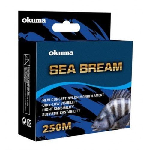 2904202669f207aee7e9d.jpeg Okuma Sea Bream Nylon Clear Color 250 m - Görsel 1