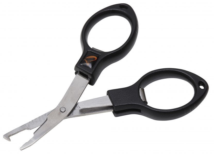 2904202669f207bea4bab.jpeg Savage Gear Magic Folding Scissors 9.5 cm - Görsel 1