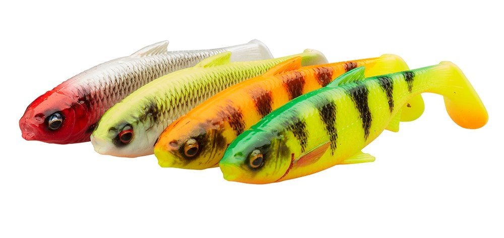 2904202669f2082994e29.jpeg Savage Gear 3D River Roach 12 cm 17 gr Dark Water Mix 4 Adet - Görsel 1