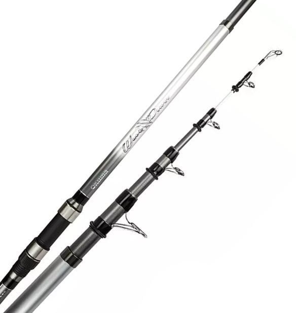 2904202669f208461a6f3.jpeg Okuma Wave Power Tele Surf 3.90 cm 80-150 gr 5 Parça Surf Kamışı - Görsel 1