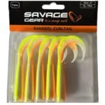 Savage Gear LB Sandeel Curltail 7cm Lemon Back 6 Adet Sahte Balık