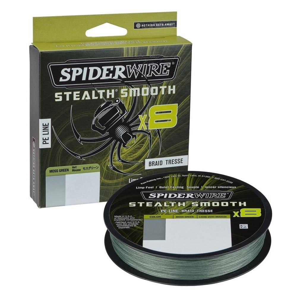 110520266a01b8060efa0.jpeg SpiderWire Stealth Smooth x8 Pe Braid 300m Moss Green Örgü İp - Görsel 1