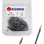 Kendo 8032 Black Nickle 3 100 Adet Olta İğnesi