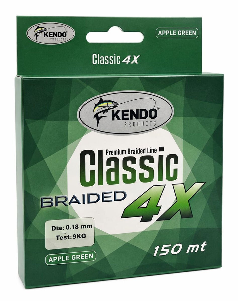 110520266a01b87d1661b.jpeg Kendo Classic 4X 150m Apple Green Örgü İp - Görsel 1
