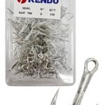 Kendo 8247 Tin O'Shaunessy Treble 100 Adet 3'lü Çarpma İğnesi