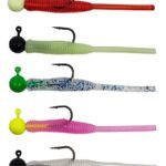 Kendo Hook Worm Jighead+Lrf Silikonu 1gr+4.5cm 5 Adet