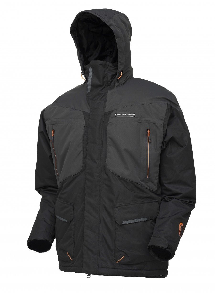 250520266a145bb70655c.jpeg Savage Gear Heatlite Thermo Jacket Black Ink/Grey - Görsel 1