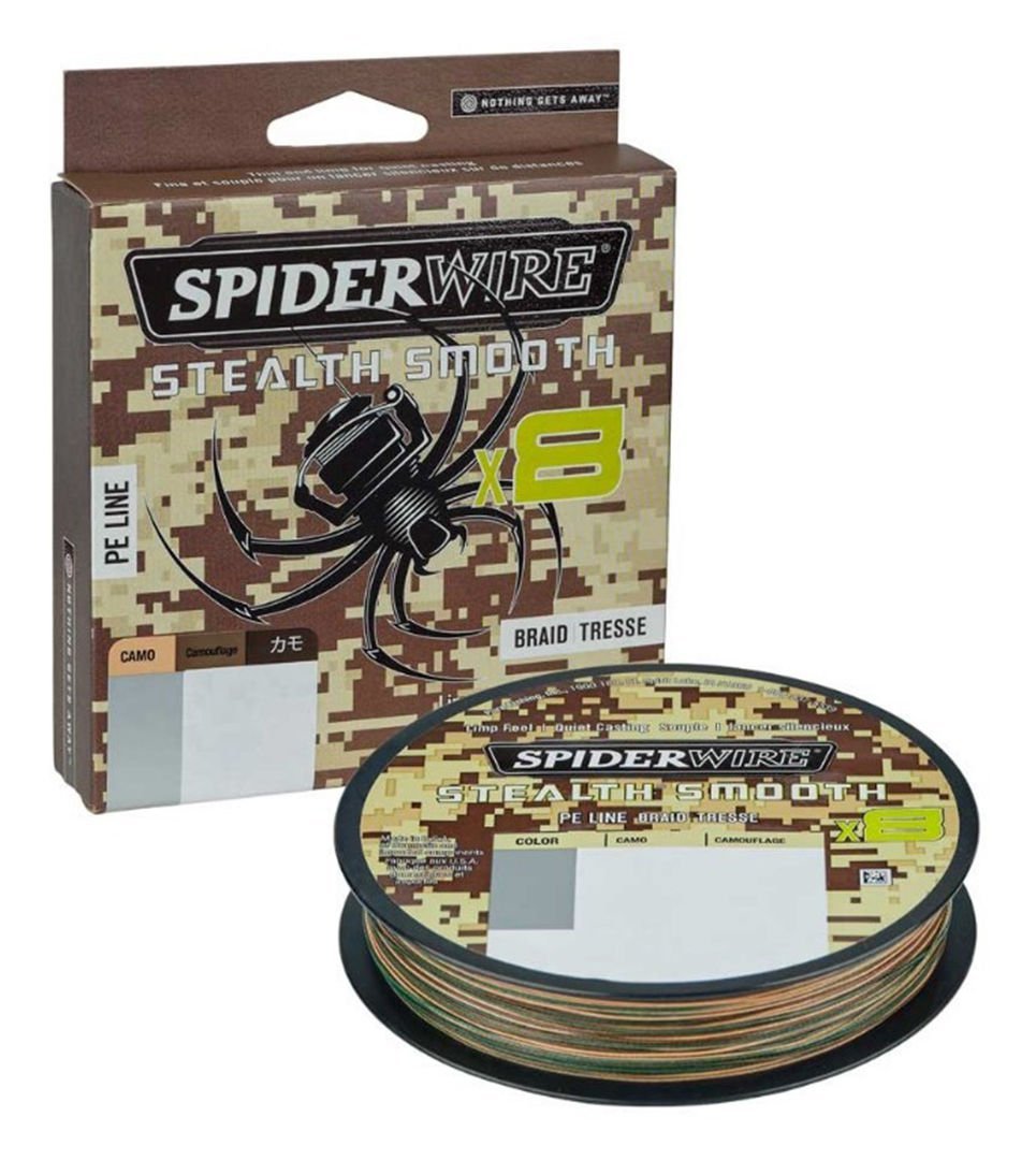 250520266a146245e033f.jpeg Spider Wire Stealth Smooth8 x8 Pe Braid 300m Camo Örgü İp - Görsel 1